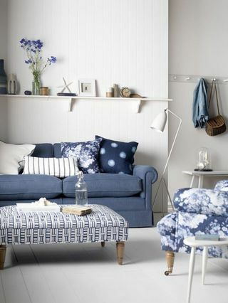 Delcor designer μεγάλο καναπέ στο Designers Guild Brera Linen Denim