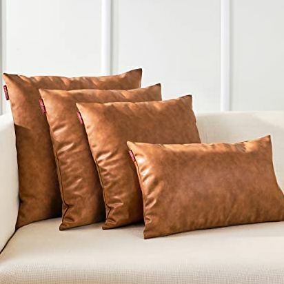 Καλύμματα μαξιλαριών Mellanni Faux Leather