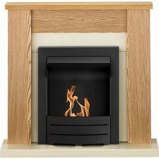 Adam Solus Fireplace Σουίτα σε Oak με Κολοράντο Bio Ethanol Fire