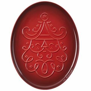 Oval Holiday Cookie Platter