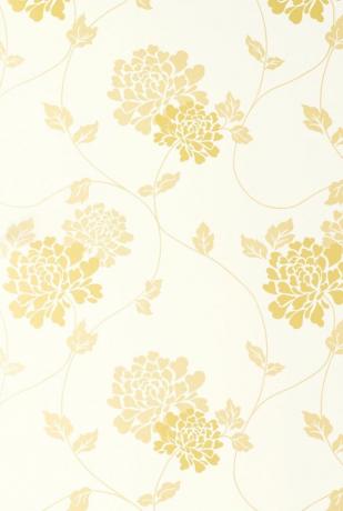 Ταπετσαρία Isadore Camomile Yellow White Floral 44 £
