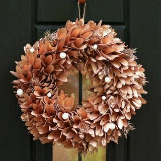 Στεφάνι πόρτας με καρυκεύματα χαλκού Deluxe φθινόπωρο