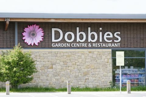 Το κέντρο κήπων dobbies ανοίγει μετά την ευκολία των περιορισμών κλειδώματος του coronavirus