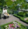 Courtyard κήπους: πώς να πάρει το wow παράγοντα όλο το χρόνο