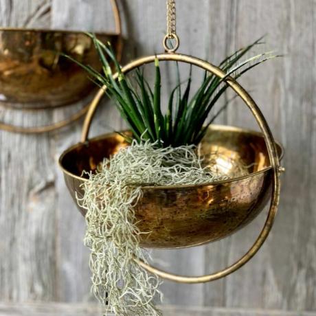 Ορειχάλκινο Orbit Hanging Planter