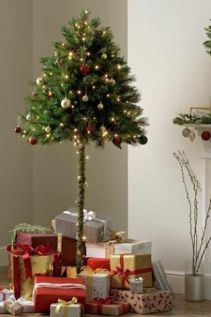 6ft χριστουγεννιάτικο δέντρο μισής ομπρέλας - πράσινο