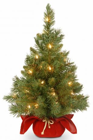 Μίνι προφωτισμένο τεχνητό χριστουγεννιάτικο δέντρο