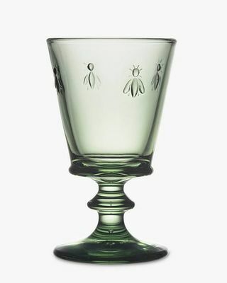 Abeille Bee Stemmed Wine Glass, Σετ 6 τεμαχίων, Πράσινο της Προβηγκίας