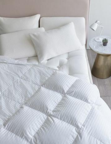 Αίμα τσέπη Angora τσέπης £ 5.900, ουγγρικό Goos Down Duvet, £ 120; τόσο από τον John Lewis