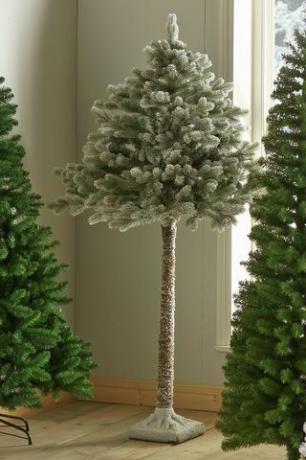 Χιονισμένο μισό χριστουγεννιάτικο δέντρο 6ft - Πράσινο