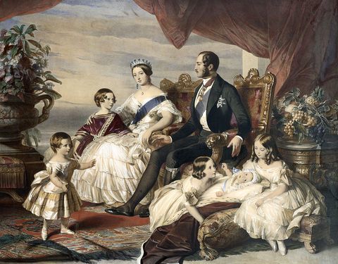 Η Βασίλισσα Βικτώρια και ο Πρίγκιπας Άλμπερτ με πέντε από τα παιδιά τους από τον Frederick Winterhalter