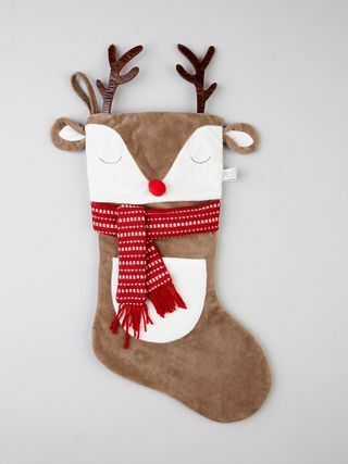 Χριστουγεννιάτικη κάλτσα ταράνδων με ελαφόκερες