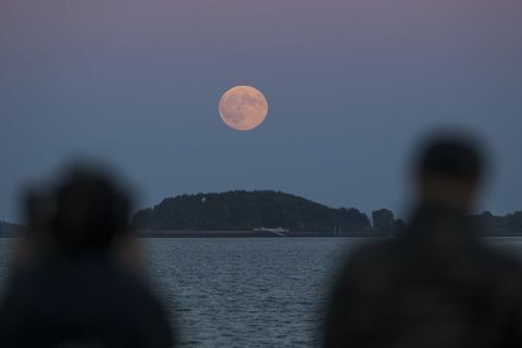 σούπερ αίμα του αίματος στη Βοστώνη