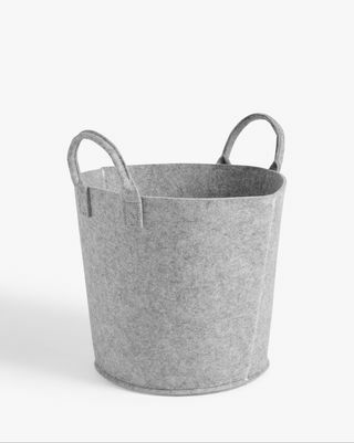 Σπίτι από τον John Lewis Felt Storage Bucket, Dark Grey