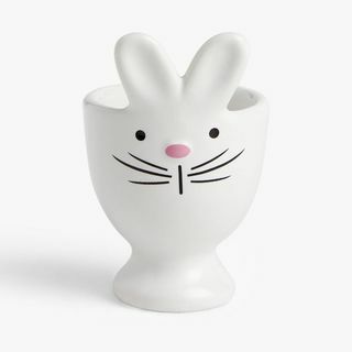 John Lewis & Partners Bunny Rabbit Egg Cup, Λευκό