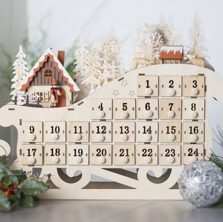 Silen Night Led Advent Sleigh