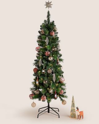 Χριστουγεννιάτικο δέντρο 6ft Lit Slim Pine