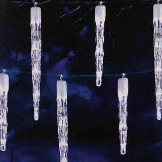 24 Chaser Icicle LED Lights - Λευκό