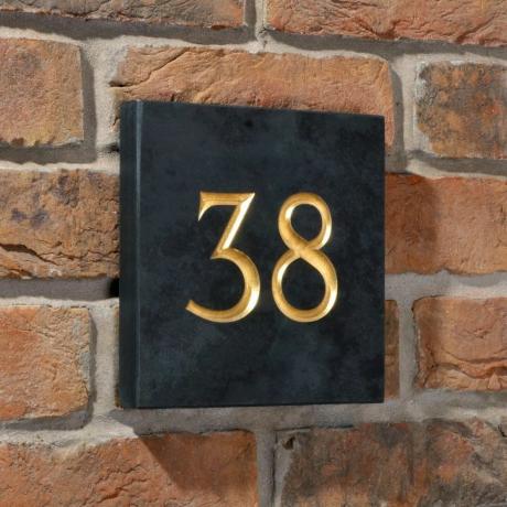 Premium Smooth Slate House Number