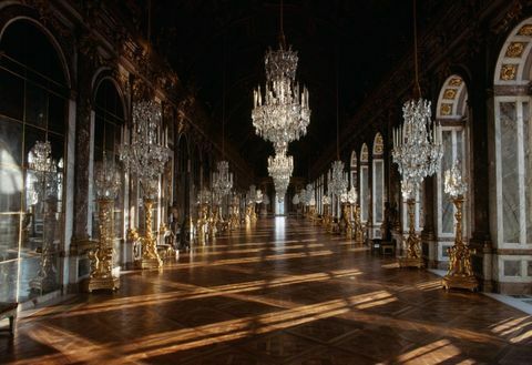 Η αίθουσα καθρεφτών, το παλάτι των Βερσαλλιών