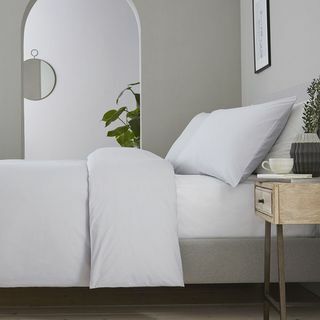 Athens Bed Line Collection - 200 TC - Washed Cotton - Ανοιχτό Γκρι