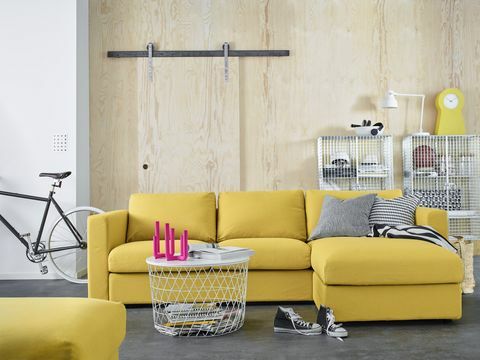 Ikea VIMLE καναπές - κίτρινο
