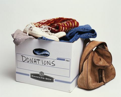 Κουτί δωρεάς ρούχων και προσωπικών αντικειμένων