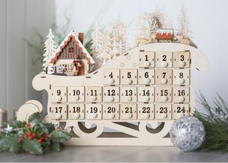 Silen Night Led Advent Sleigh