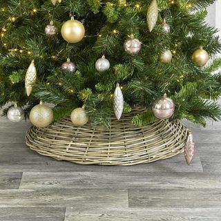 Χριστουγεννιάτικο δέντρο Μικρές και μεγάλες λυγαριές φούστες 