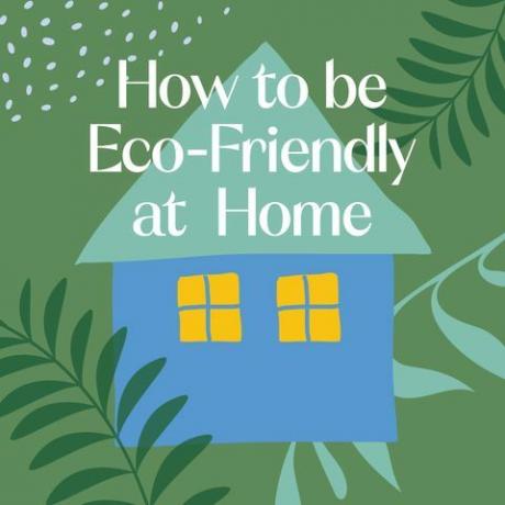 γραφικό για το πώς να είστε φιλικοί προς το περιβάλλον στο σπίτι