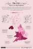 Ο χάρτης αγάπης του Bloom & Wild αποκαλύπτει τις λιγότερο και περισσότερο αγαπητές περιοχές στο Ηνωμένο Βασίλειο