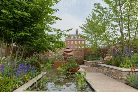 Ο Κήπος Silent Pool Gin που σχεδιάστηκε από τον David Neale - Χώρος για να μεγαλώσει - Show Flower Chelsea 2018