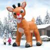 Αυτό το φουσκωτό γιγάντιο Rudolph μπορεί να είναι πιο ψηλό από το σπίτι σας