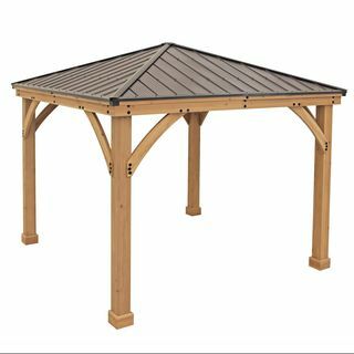 Meridian Wood Square Gazebo