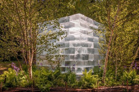 the plantman's ice garden σχεδιασμένο από τον John Warland με χορηγό την έκθεση λουλουδιών plantman co sanctuary garden rhs chelsea 2022