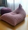 Giant Knit Τσάντες φασολιών σε Etsy είναι τόσο ζεστό όσο γίγαντας κουβέρτες δεμένη