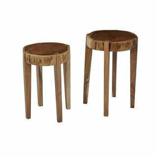 Wingfield Solid Wood End Table (Σετ 2)