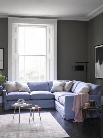 Sofa.com Otto Μεσαίο γωνιακό καναπέ στις Αζόρες Smart Linen