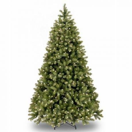 6ft Pre-Lit Bayberry Spruce Νιώστε-πραγματικό τεχνητό χριστουγεννιάτικο δέντρο, Hayes Garden Κόσμος