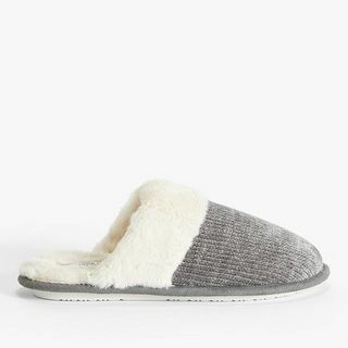 Παντόφλες John Lewis Faux Fur Chenille Mule