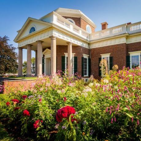 monticello, σπίτι του thomas jefferson στη Βιρτζίνια, ΗΠΑ