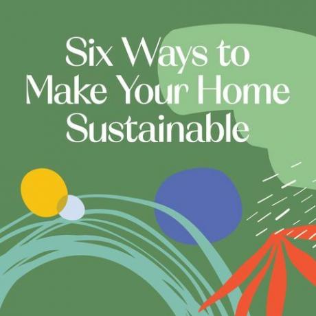 γραφικό για το πώς να κάνετε το σπίτι σας βιώσιμο