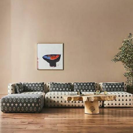 Υφαντός γωνιακός καναπές Ikat Kori