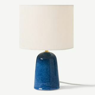Επιτραπέζιο φωτιστικό Nooby, Blue Reactive Glaze Ceramic