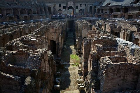 ρωμαϊκό colosseum καθαρό hypogeum