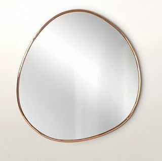 Rose Gold Pebble Mirror Extra Large
