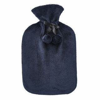 Μπουκάλι ζεστού νερού Navy Faux Fur