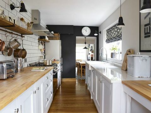 Βικτωριανή ανακαίνιση κουζινών εξοχικό σπίτι-style κουζίνα